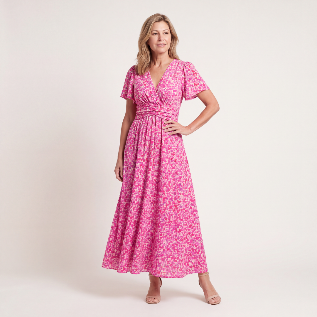 Fleur Floral Midi Dress