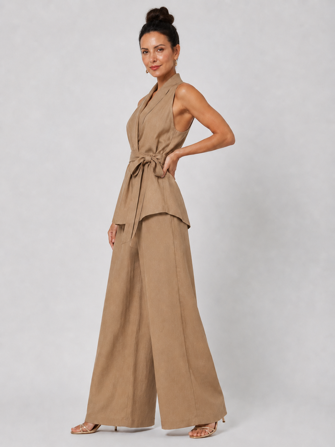 Amelie Wrap Top Trouser Set