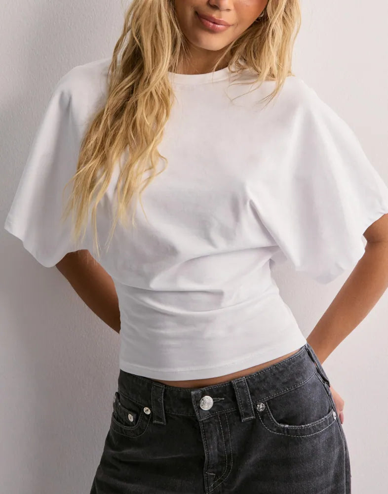 Amaya Women's Tee - Wide Sleeve T Shirt for Effortless Style and Comfort
