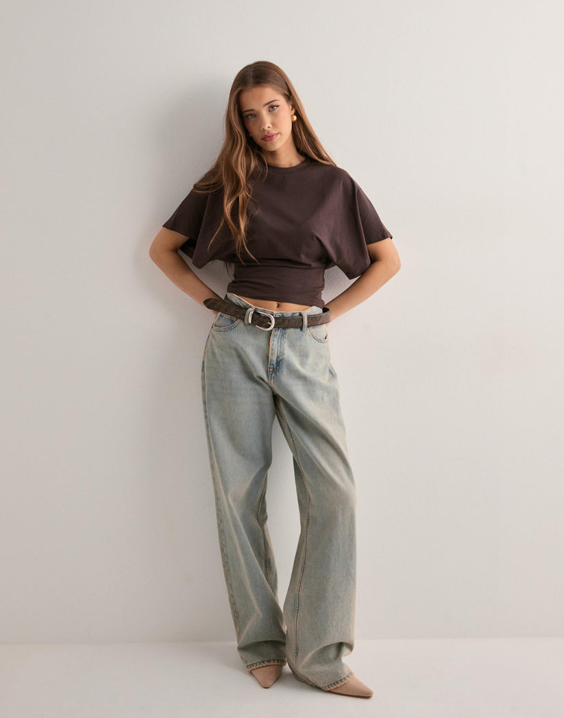 Amaya Women's Tee - Wide Sleeve T Shirt for Effortless Style and Comfort
