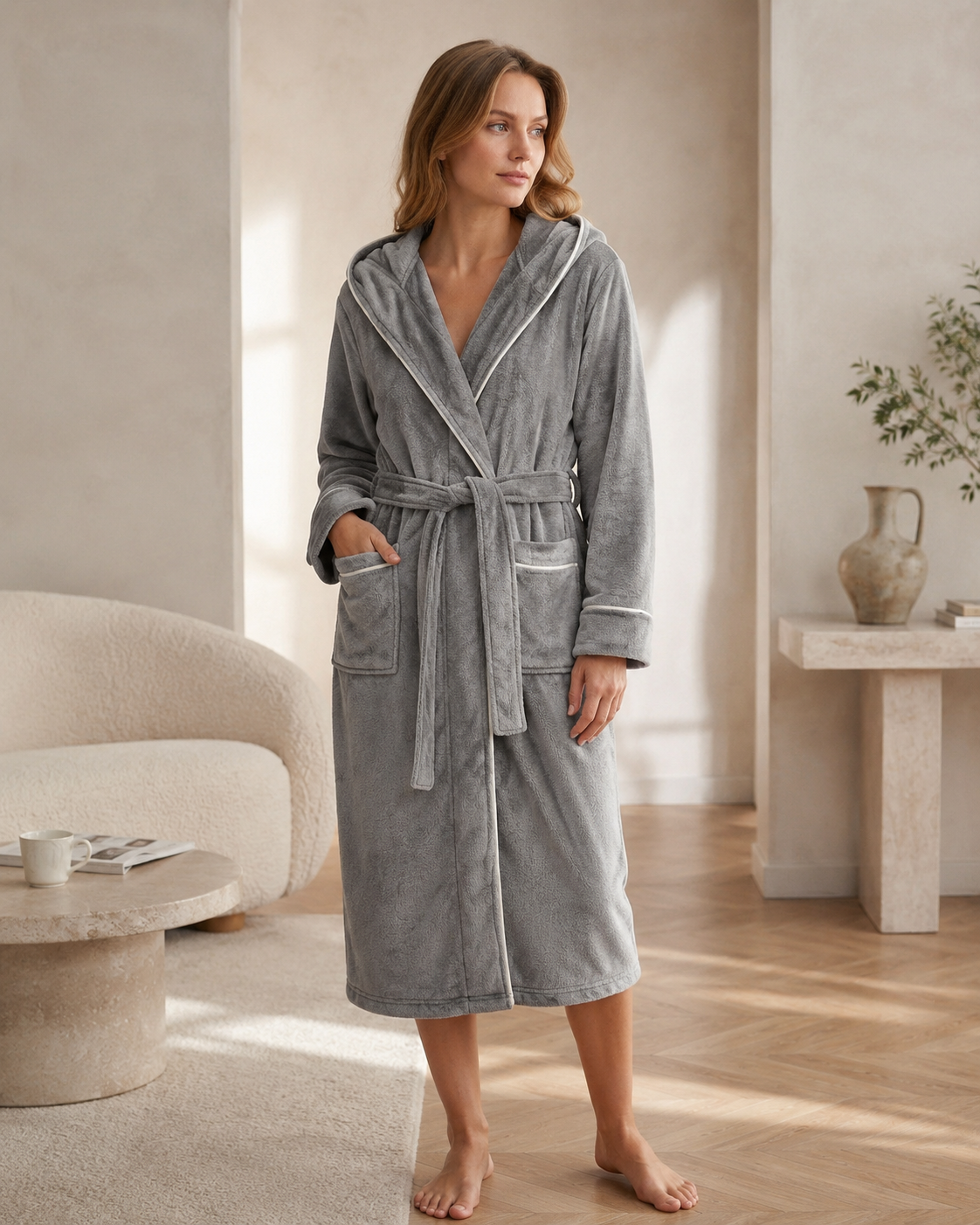 Hooded Bathrobe