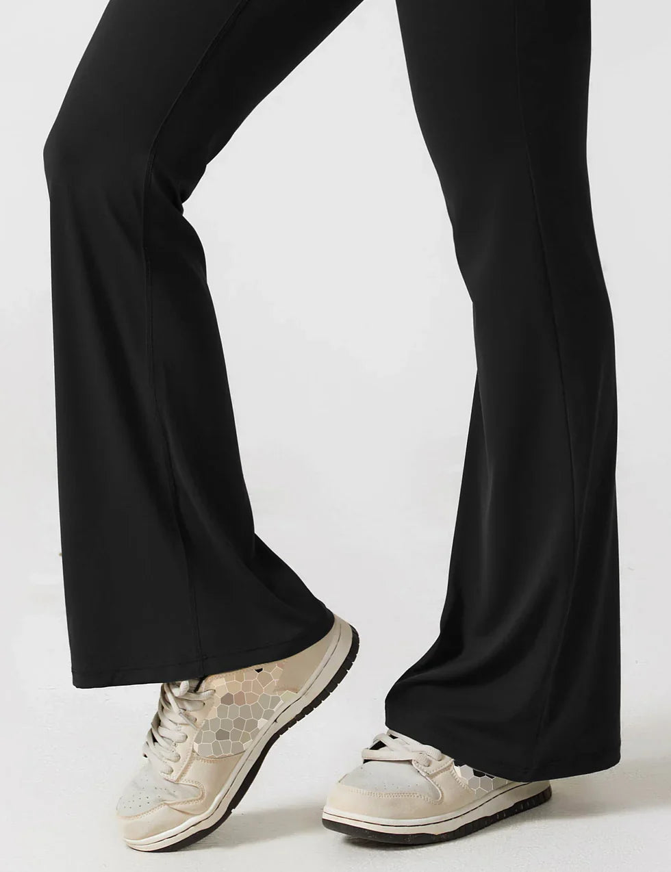Elena Flared V-Back Jumpsuit - Stylish, Comfortable, Squat-Proof Fit