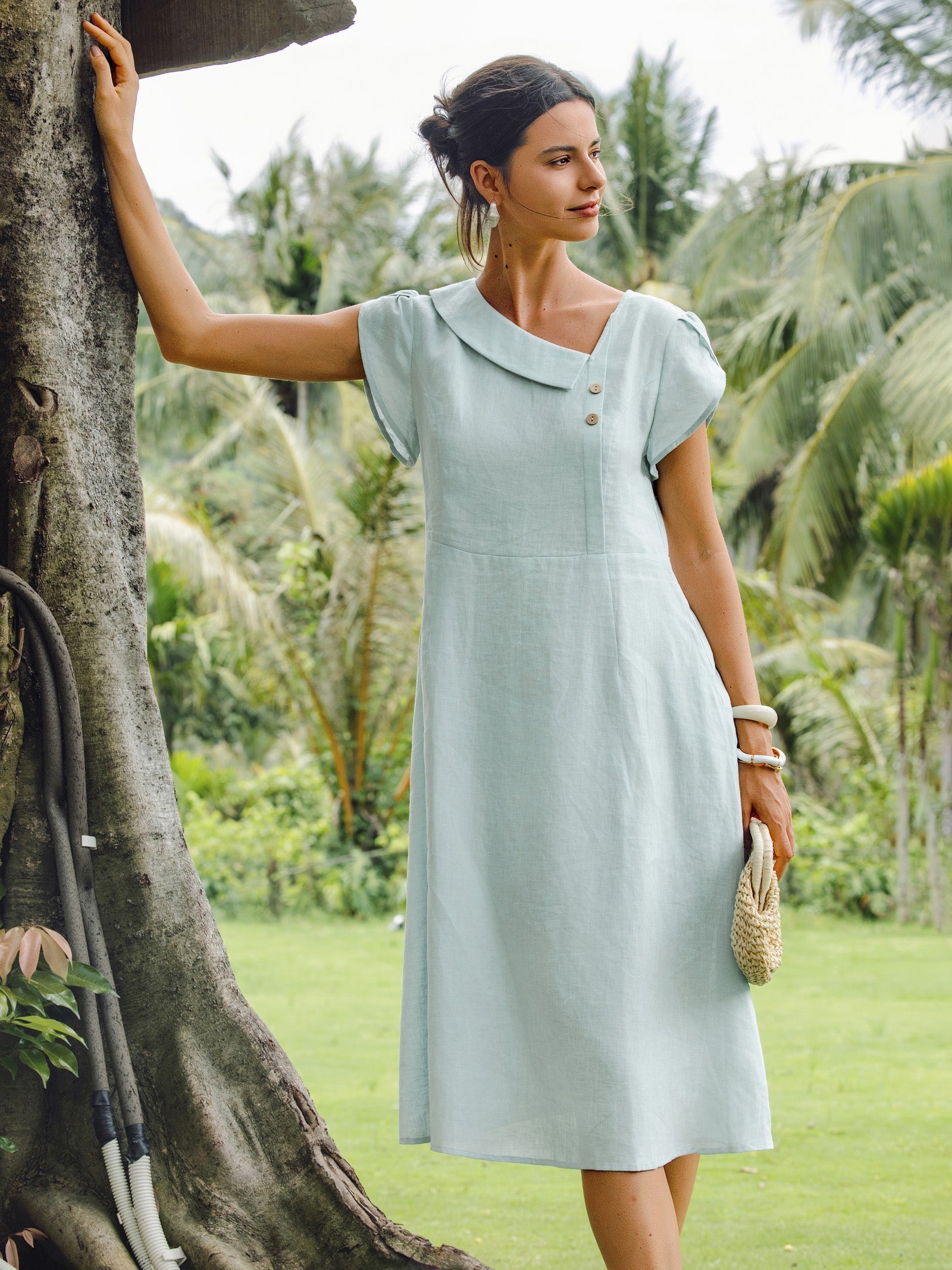 Emma | Elegant Casual Summer Midi Dress 1