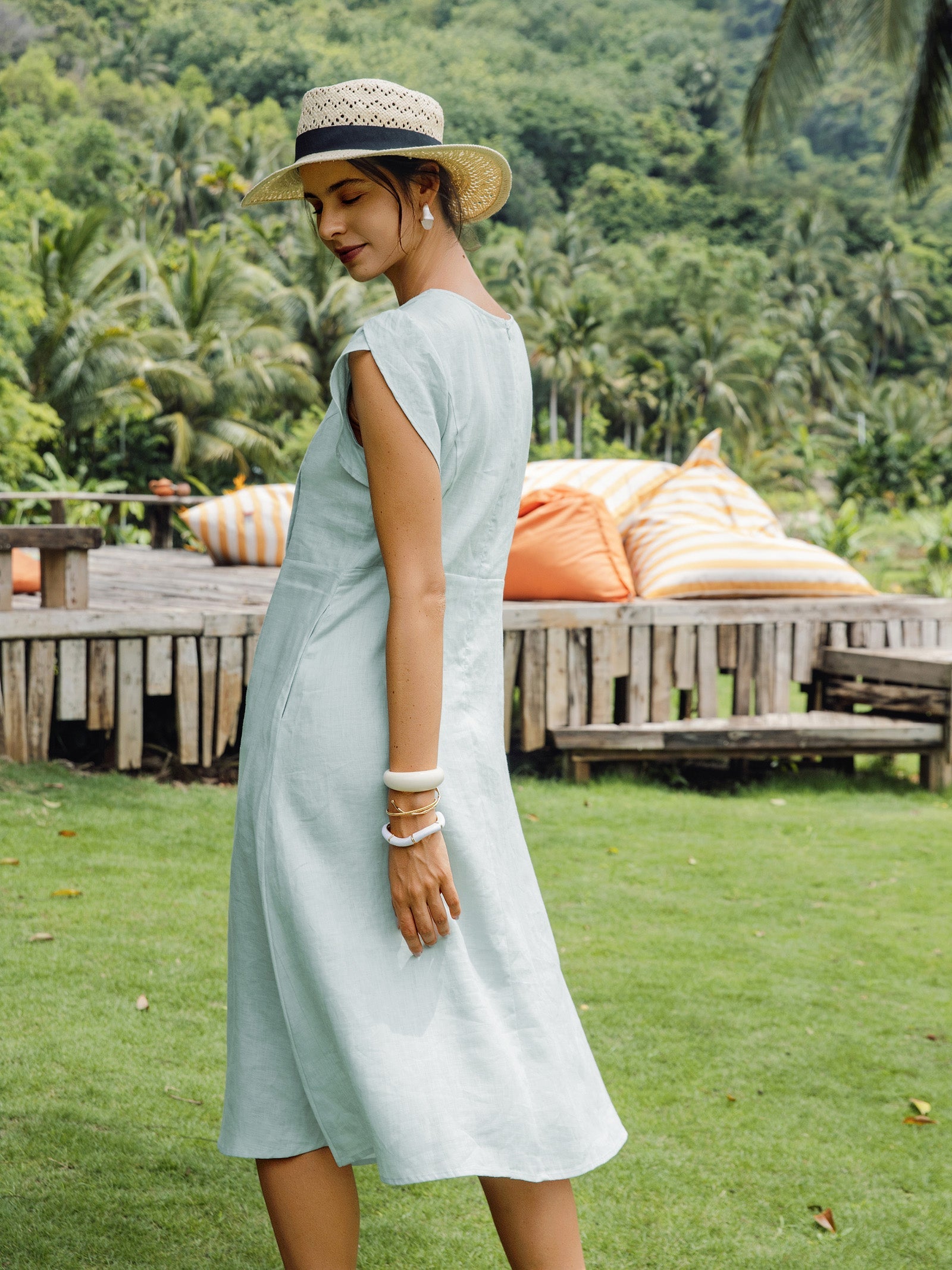 Emma | Elegant Casual Summer Midi Dress 2