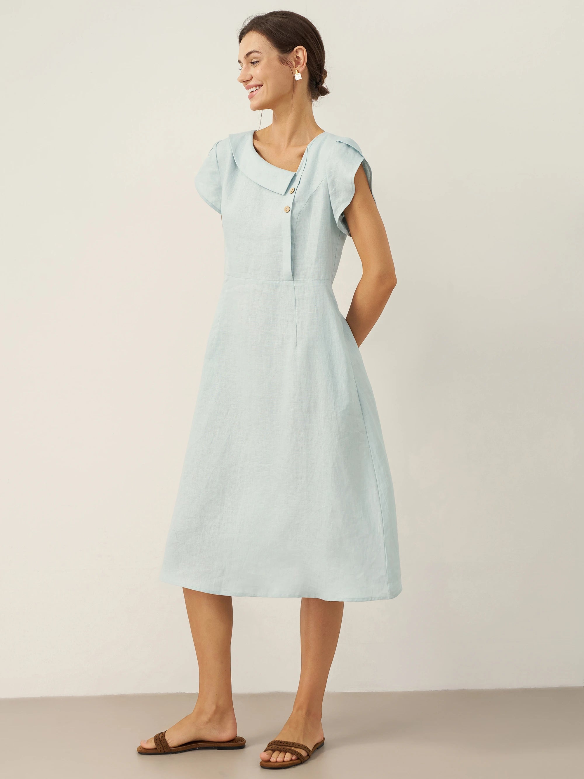 Emma | Elegant Casual Summer Midi Dress 6