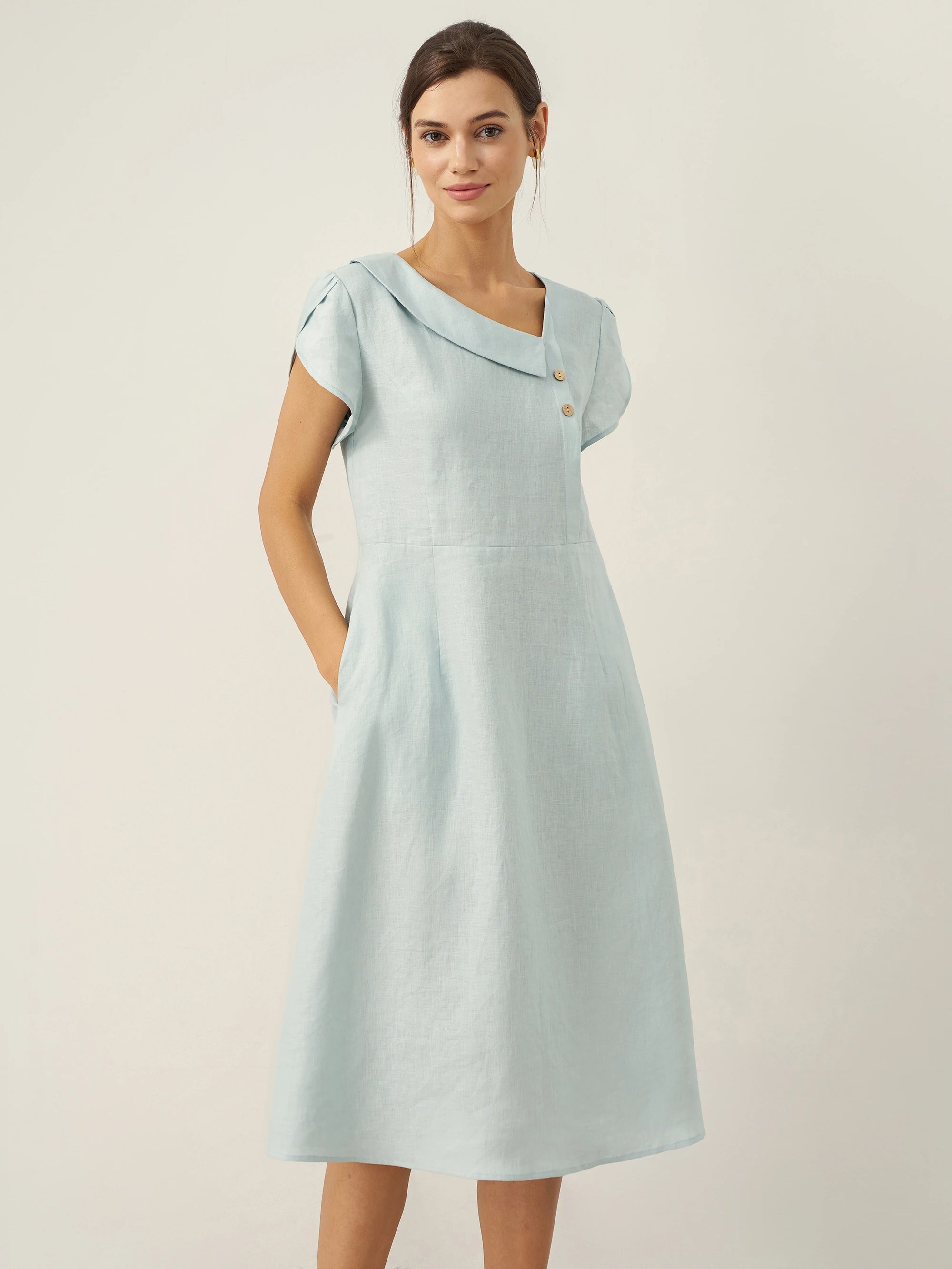 Emma | Elegant Casual Summer Midi Dress 7