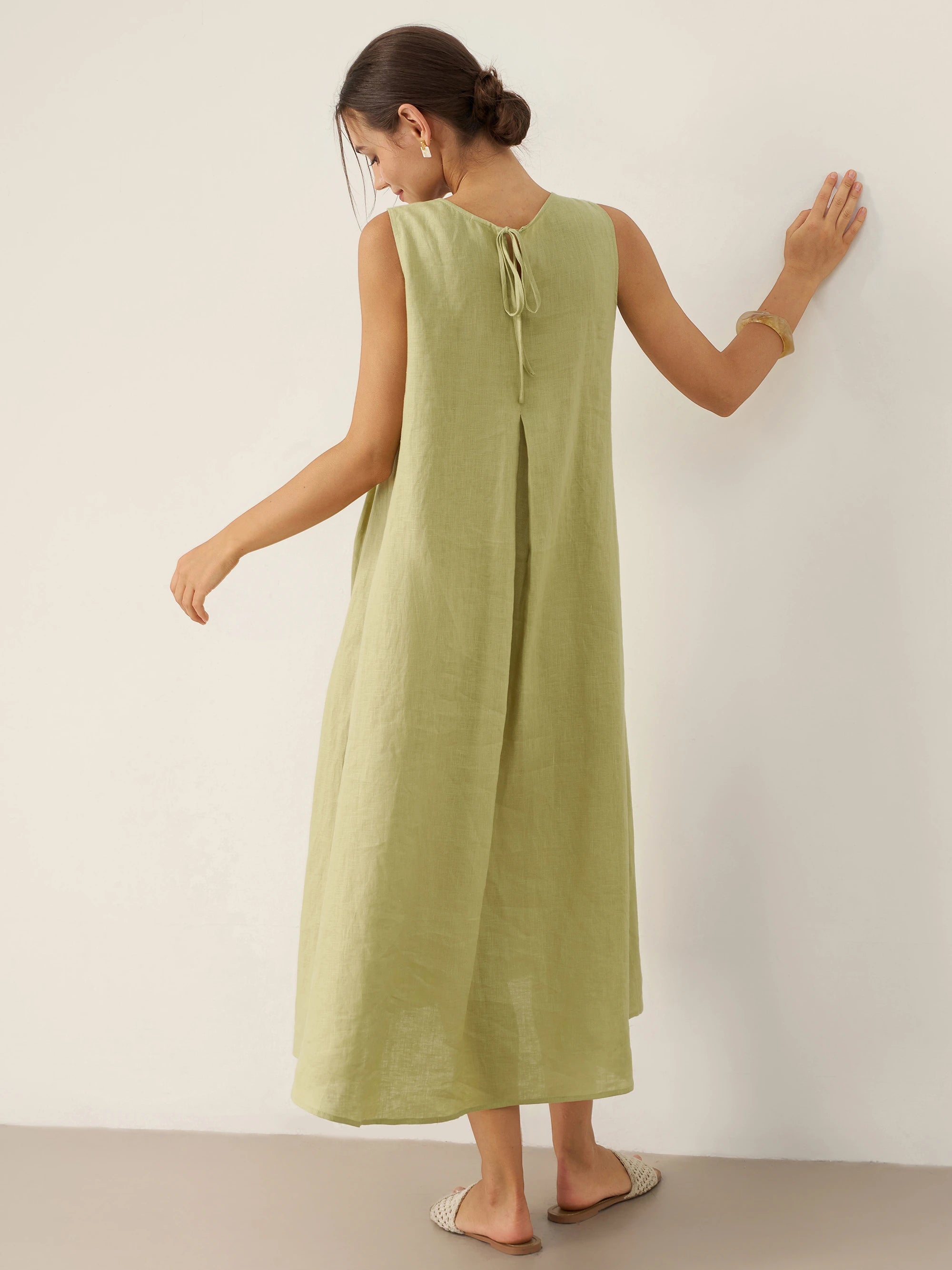 Emma | Elegant Sleeveless A-Line Maxi Dress for Women 3