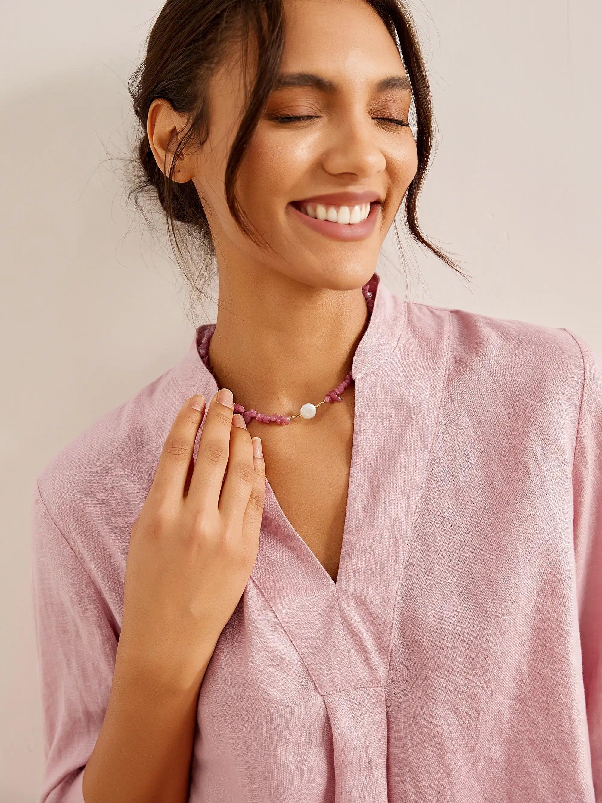 Ethan | Relaxed White Linen Dress Shirt for Men 6