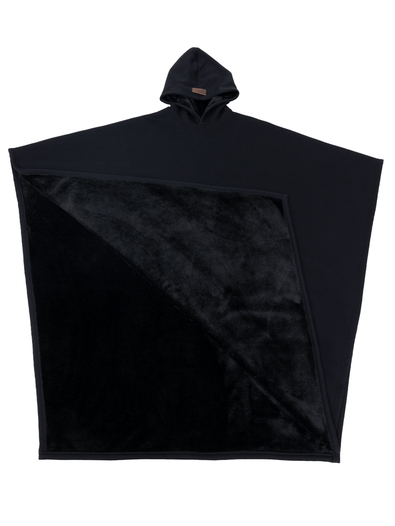 Luxe Luxury Fleece Poncho with Hood for Ultimate Warmth and Comfort