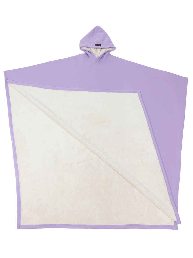 Variant image for Luxe Luxury Fleece Poncho with Hood for Ultimate Warmth and Comfort-10