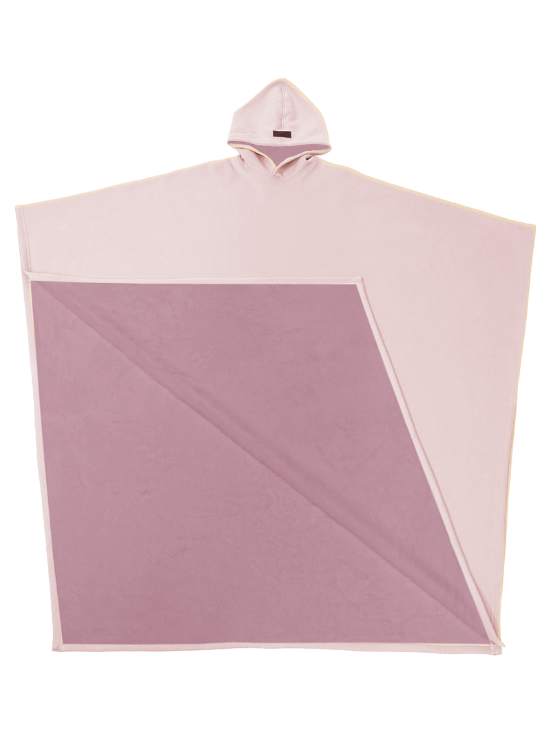Variant image for Luxe Luxury Fleece Poncho with Hood for Ultimate Warmth and Comfort-3