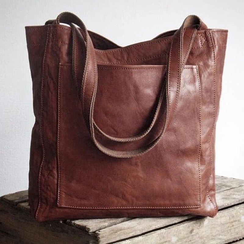 Ilse – Leather Tote Bag with Spacious Compartments for Elegant Everyday Style