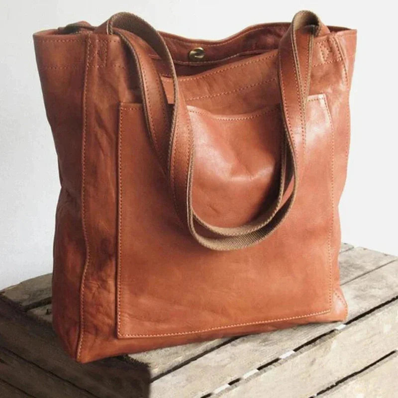 Ilse – Leather Tote Bag with Spacious Compartments for Elegant Everyday Style