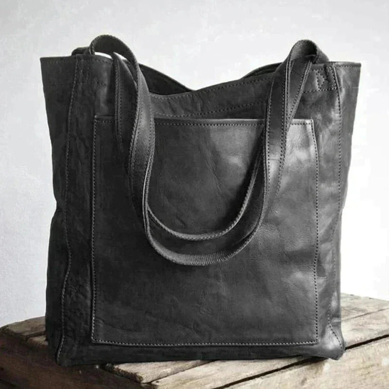 Ilse – Leather Tote Bag with Spacious Compartments for Elegant Everyday Style