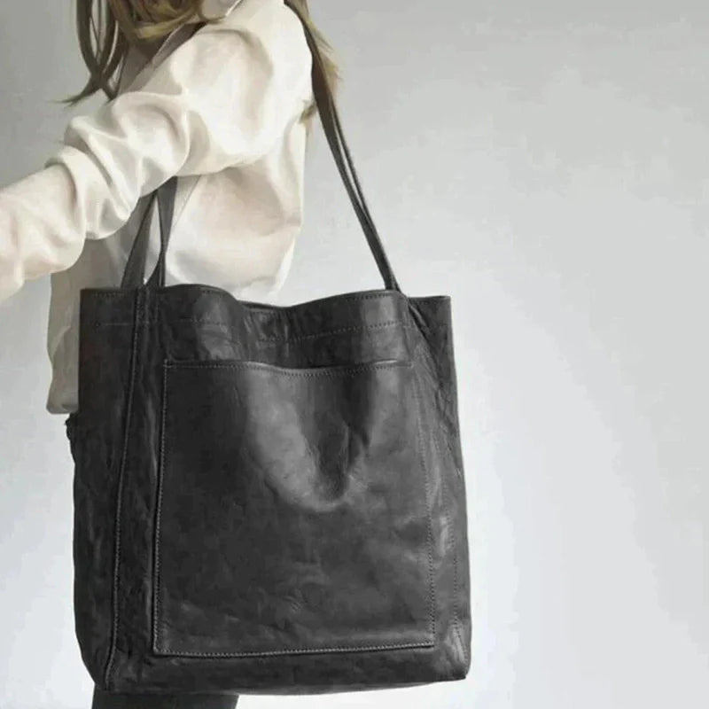 Ilse – Leather Tote Bag with Spacious Compartments for Elegant Everyday Style
