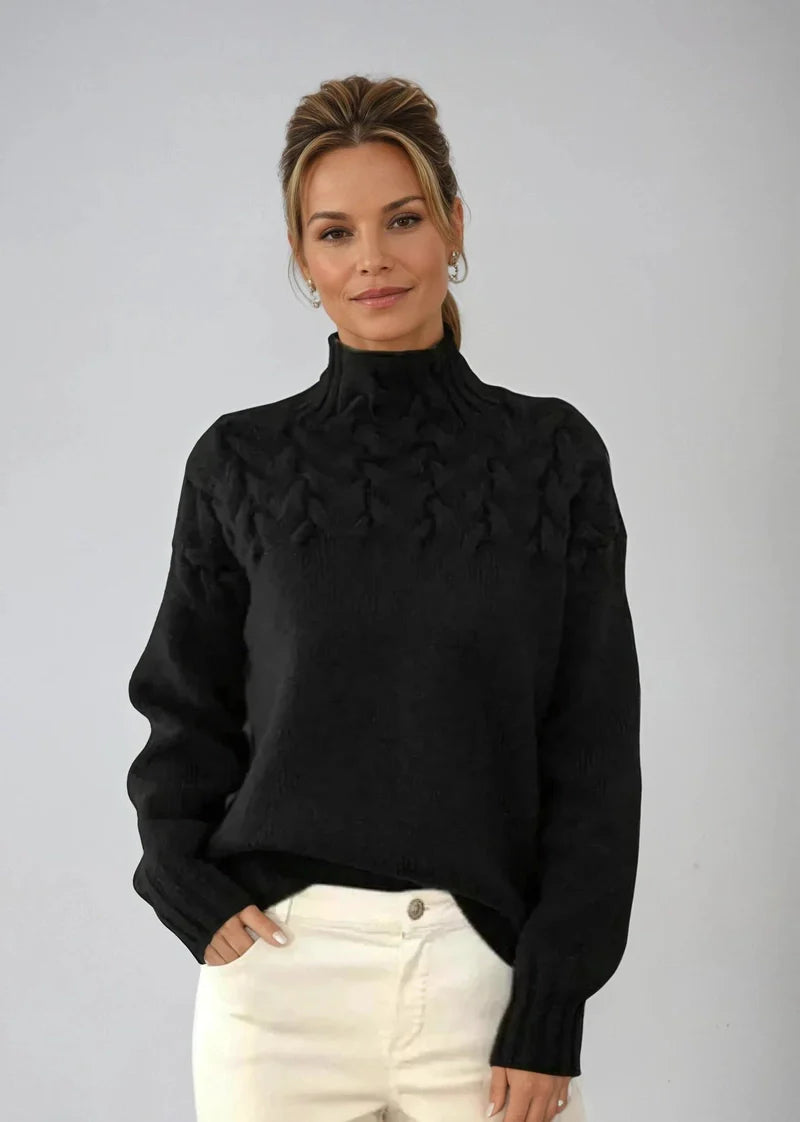 Inez - Cashmere Turtleneck Sweater for Women - Elegant Warmth & Comfort