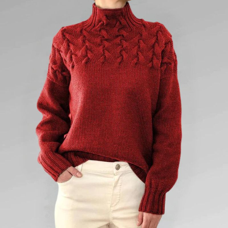 Inez - Cashmere Turtleneck Sweater for Women - Elegant Warmth & Comfort