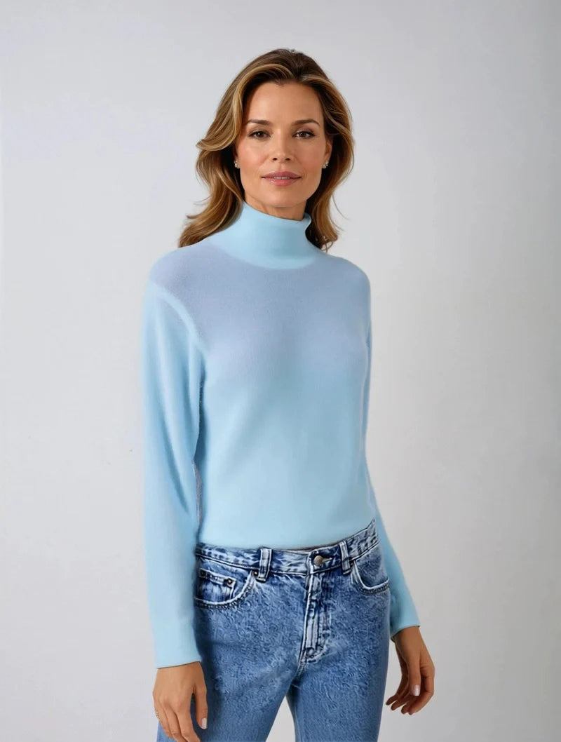 Jessica Premium Wool Blend Turtleneck Sweater for Women - Ultimate Winter Comfort