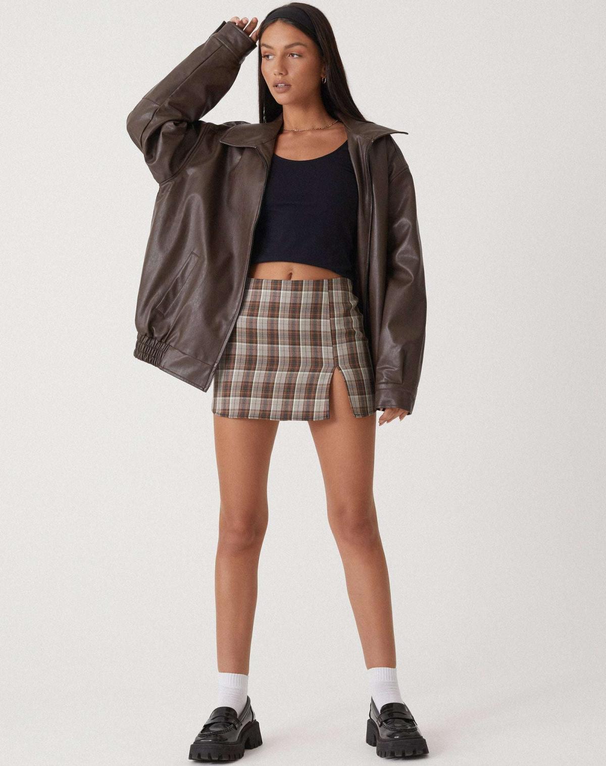 Meadow Classic - Faux Leather Jacket Women, Relaxed Fit for Effortless Style