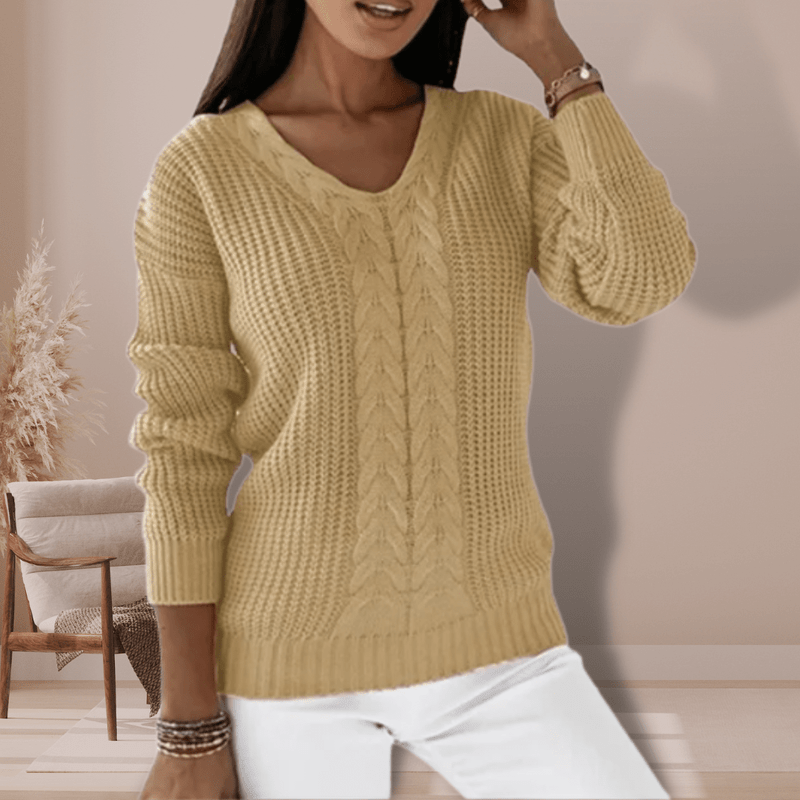 Variant image for Oriana - Cozy Knit Sweater for Women, Soft Eco-Friendly Fabric, Stylish Comfort-6