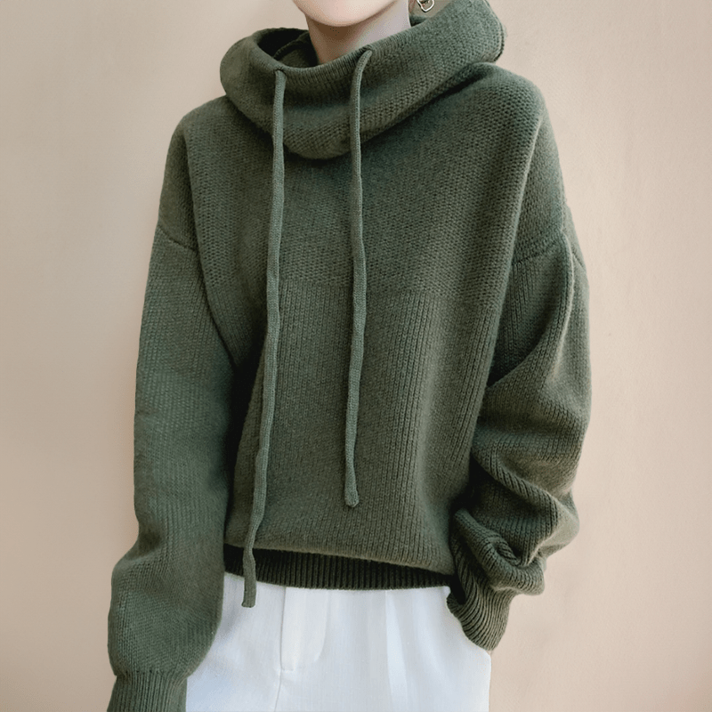 Charlotte Merino Wool Turtleneck Sweater for Warmth and Elegant Style