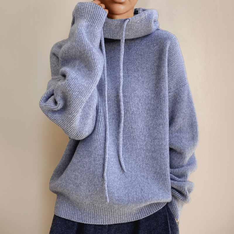Charlotte Merino Wool Turtleneck Sweater for Warmth and Elegant Style