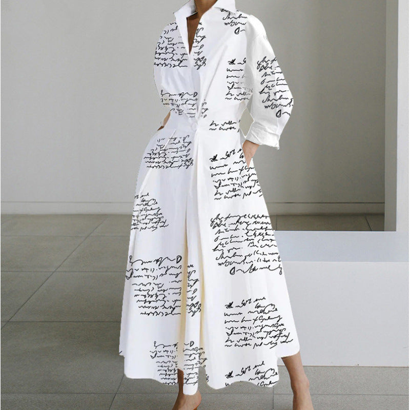 Brielle Wrap Collared Maxi Dress