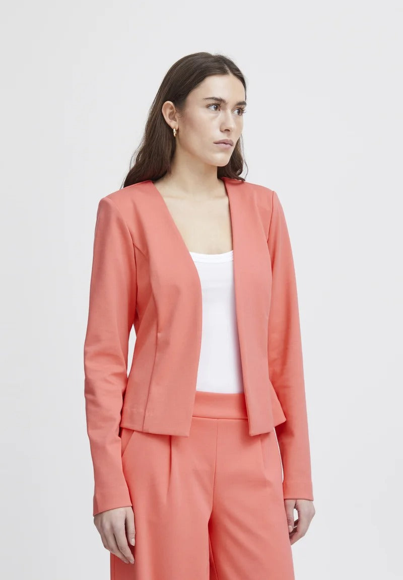 Sesia Elegant Cardigan Jacket - Soft Fabric, Structured Design, Versatile Style