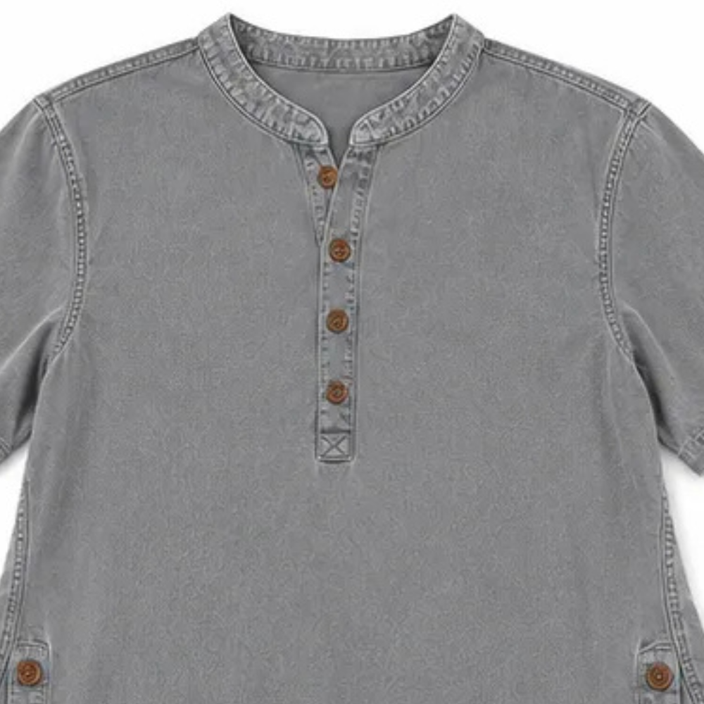Tilda Side Button Henley Tunic