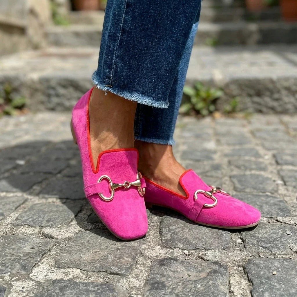 Remi Metal Detail Cushioned Loafers
