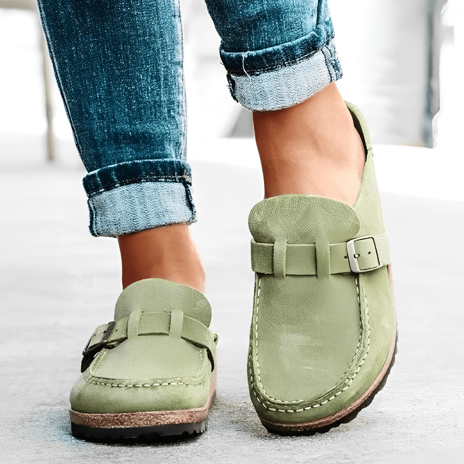 Brynn Orthopedic Mules Shoes with Arch Support and Cushioned Insoles
