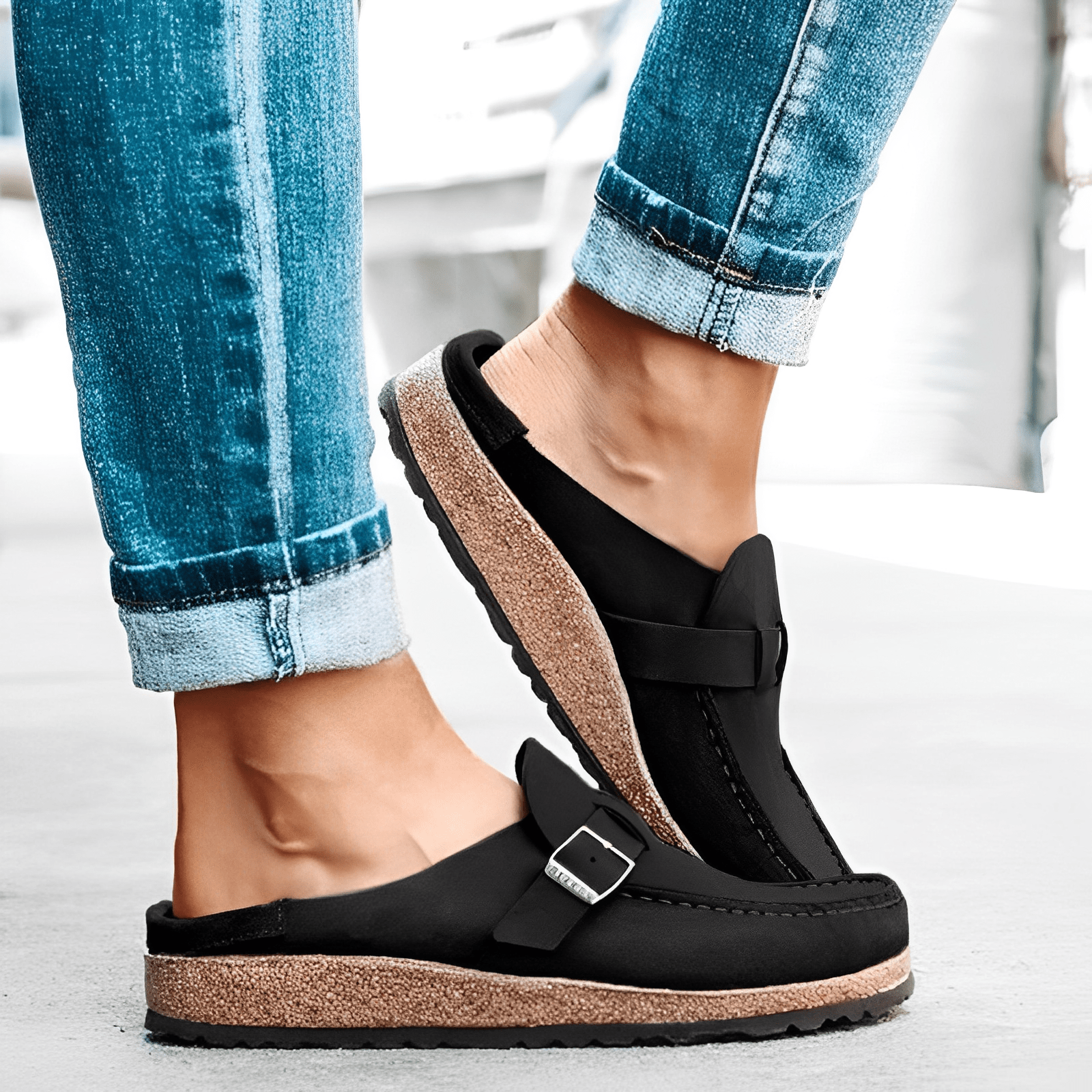 Variant image for Brynn Orthopedic Mules Shoes with Arch Support and Cushioned Insoles-25