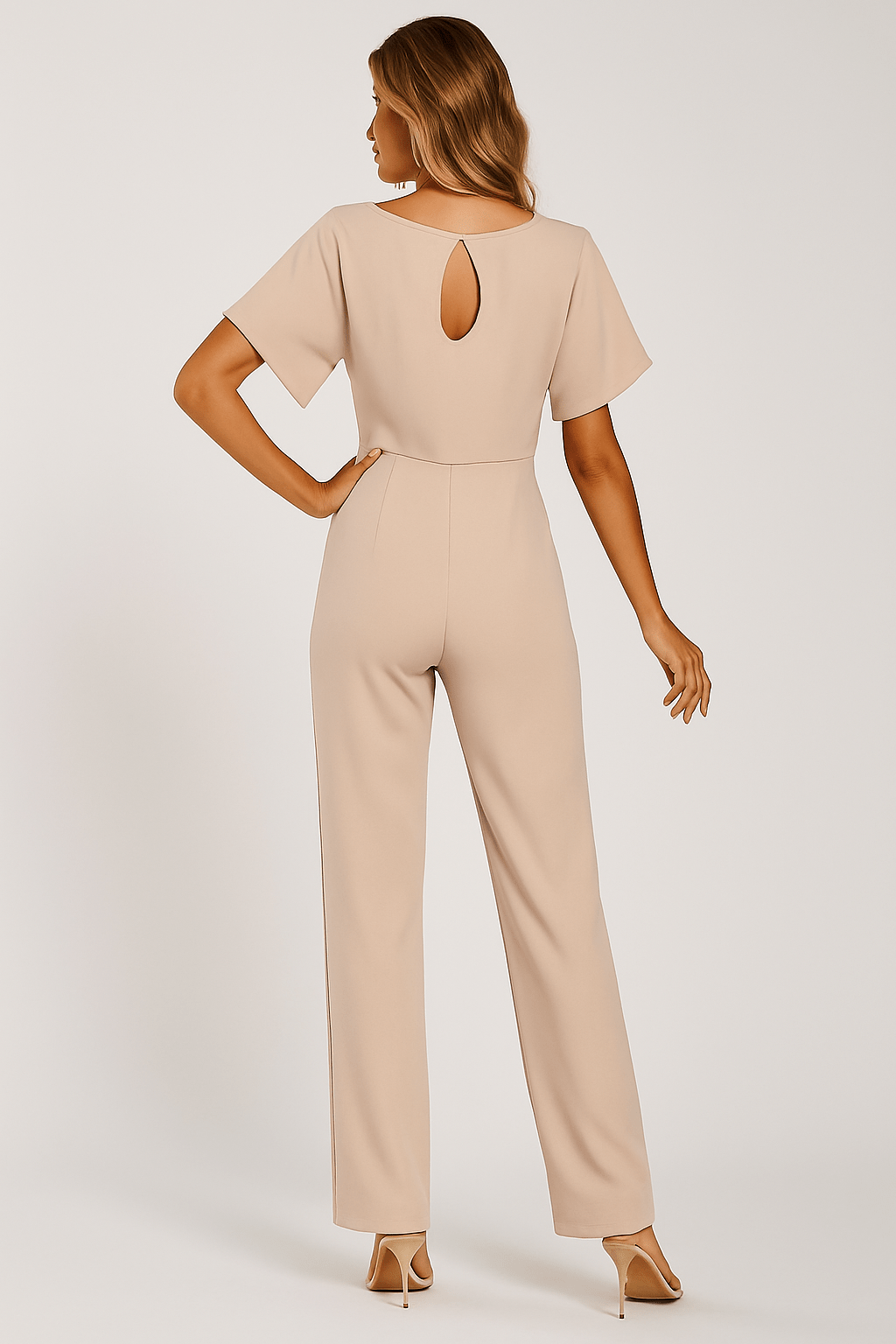 Elva Tie Belt Jumpsuit