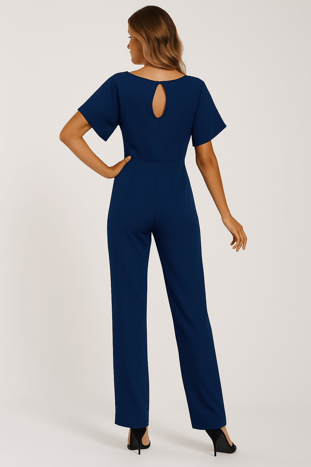 Elva Tie Belt Jumpsuit