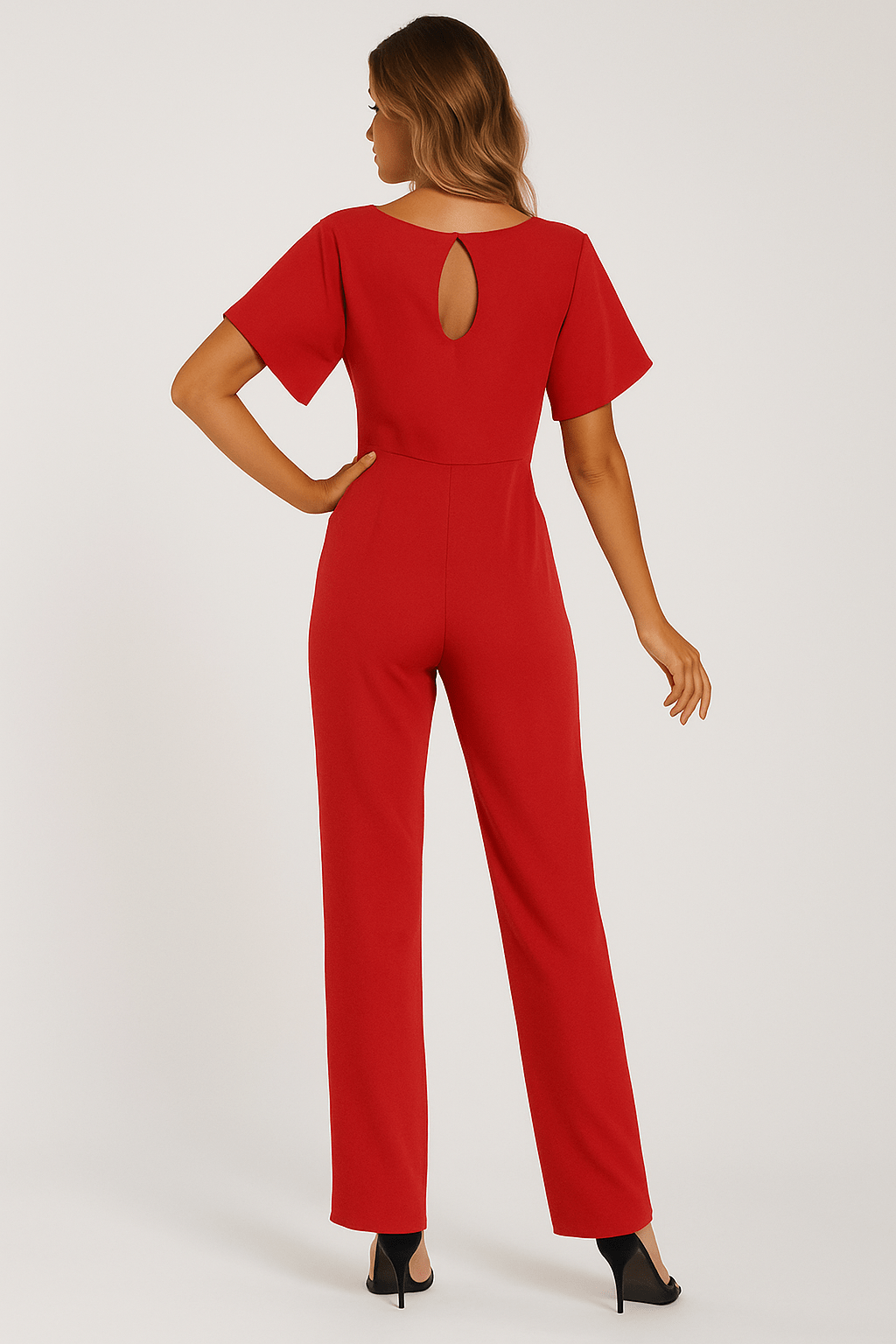 Elva Tie Belt Jumpsuit