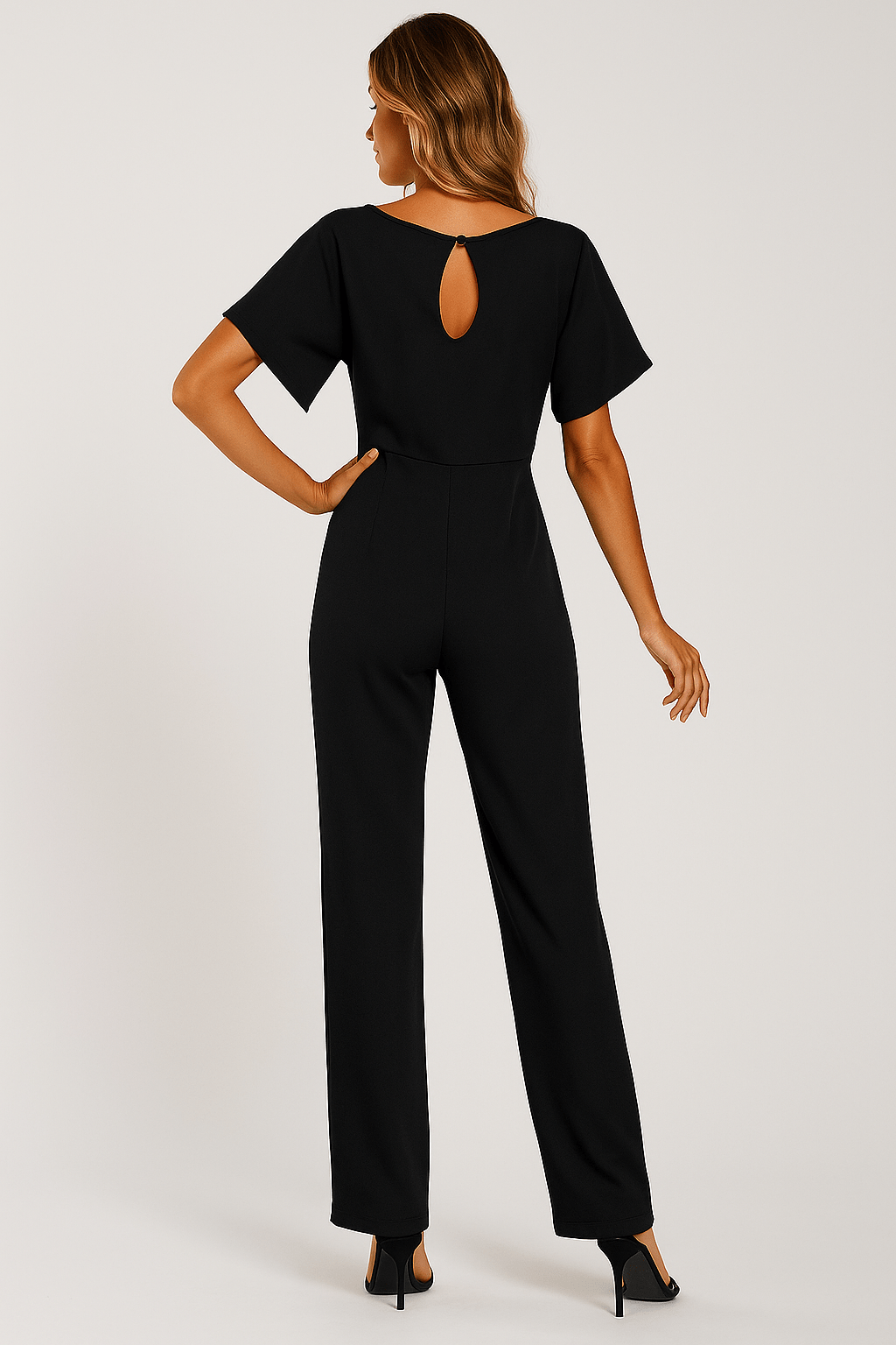 Elva Tie Belt Jumpsuit