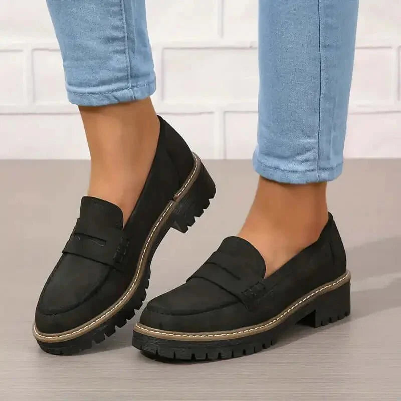 Nadia - Chic Suede Slip-On Sandals for Women with Ergonomic Comfort