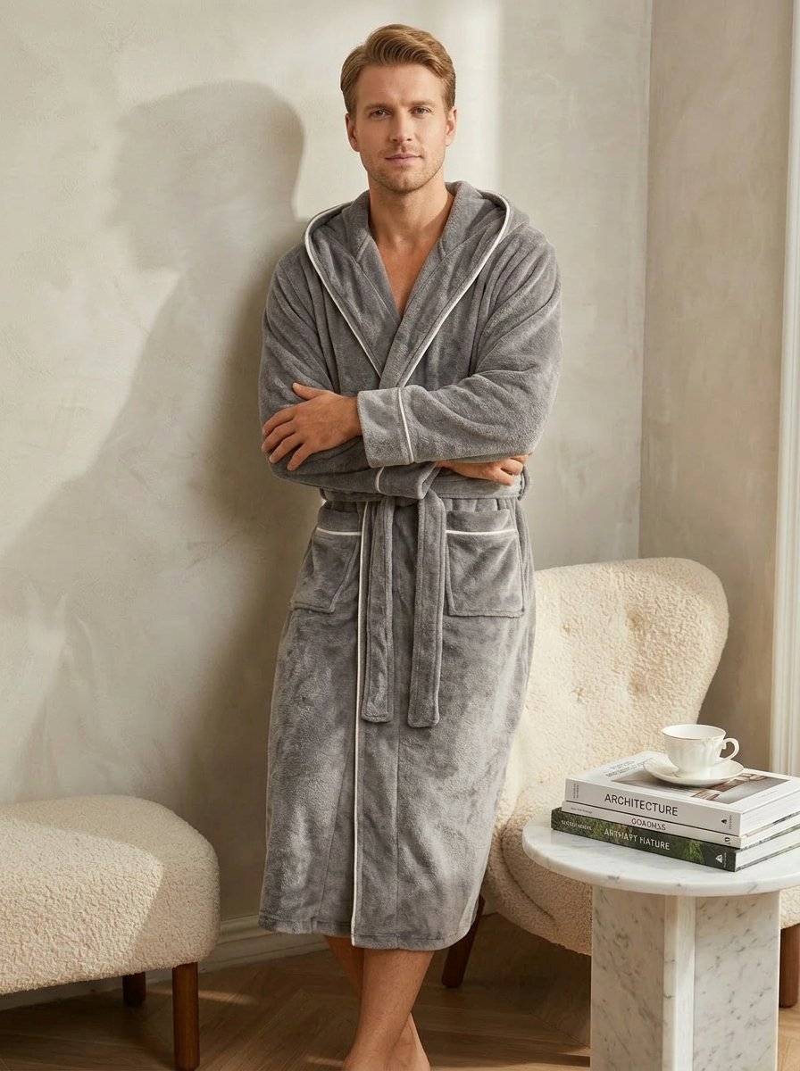 Hooded Bathrobe