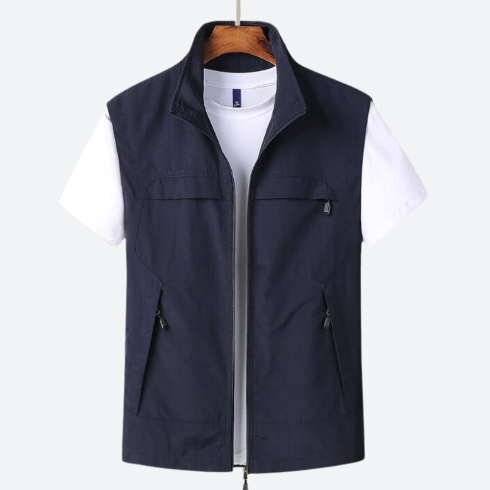 Antosha – Lightweight Summer Cardigan with Zippered Pockets for Effortless Style