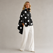 Lucie Polka Dot Button Front Shirt