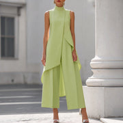Valeria Draped Wide Leg Jumpsuit