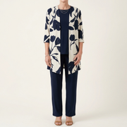 Cleo Round Neck Long Sleeve Two-Piece Set