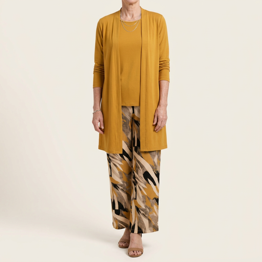 Etta Printed Long Sleeve Two-Piece Set