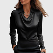 Lenora Pleated Blouse