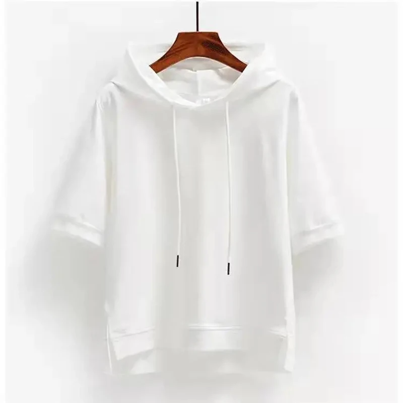 Angelita – Lightweight Short Sleeve Hoodie for Women, Effortless Style and All-Day Comfort