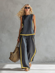 Solenne Relaxed Top and Trouser Set