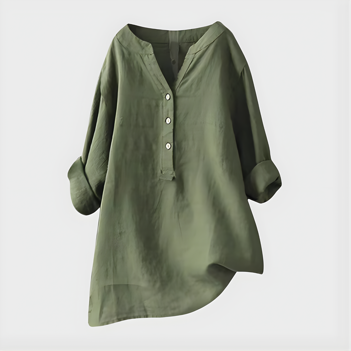 Odile Relaxed V Neck Blouse
