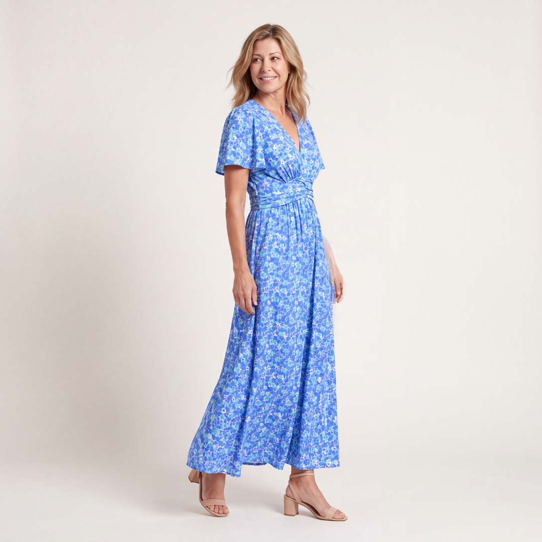 Fleur Floral Midi Dress