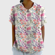 Penelope Short Sleeve Floral Blouse