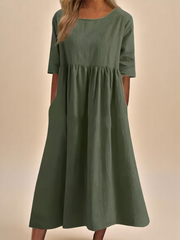 Aster Round Neck Dress
